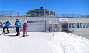 Skihochtour Allalinhorn - bei der Bergstation Mittelallalin