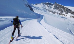 Skihochtour Allalinhorn - Tourstart beim Mittelallalin