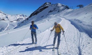 Skihochtour Allalinhorn - Anseilen