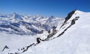 Skihochtour Allalinhorn - Gipfelgrat & Matterhorn