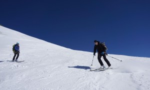 Skihochtour Allalinhorn - Abfahrt