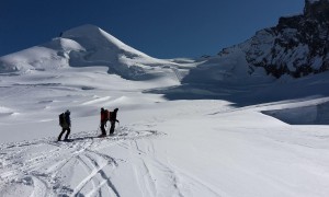 Skihochtour Allalinhorn - Rückblick Allalinhorn