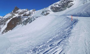 Skihochtour Allalinhorn - bei der Bergstation Felskinn