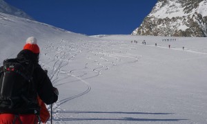 Skihochtour Strahlhorn - über den Allalingletscher