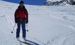 Skihochtour Strahlhorn - Abfahrt über Allalingletscher