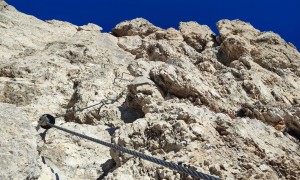 Klettersteig Plattkofel - im Steig