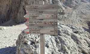 Klettersteig Plattkofel - bei der Toni-Demetz-Hütte