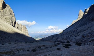 Klettersteig Plattkofel - Abstieg zur Langkofelhütte